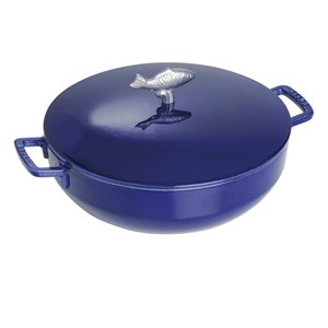 Тенджера за готвене от гамата Bouillabaisse 28 см, цвят "Dark Blue" - Staub