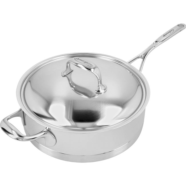 Sauté тиган с капак 7-шли, 28 см / 4.8 л "Аtlantis", неръждаема стомана - Demeyere