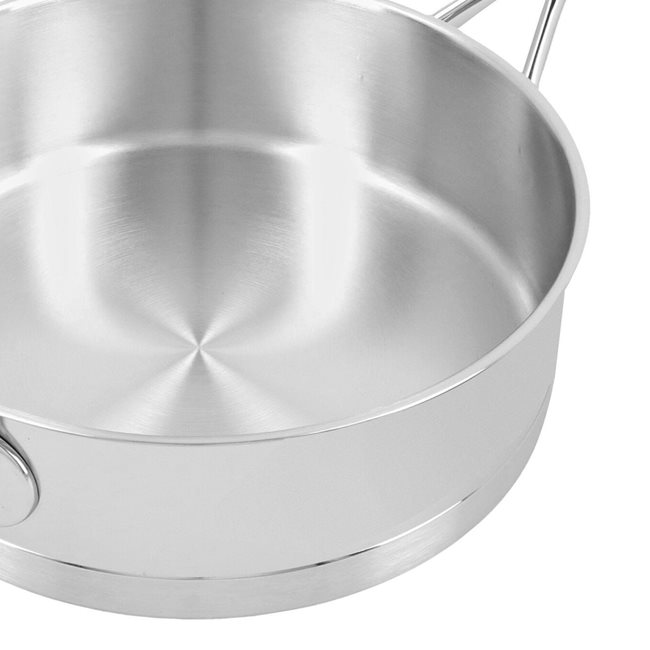 Sauté тиган с капак 7-шли, 28 см / 4.8 л "Аtlantis", неръждаема стомана - Demeyere