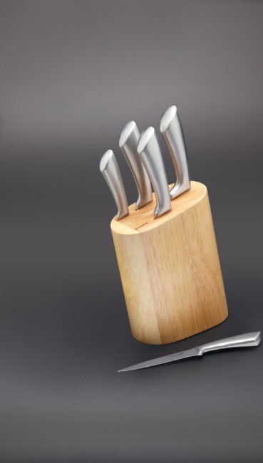 Комплект ножове от 6 части, сребърни - от Kitchen Craft