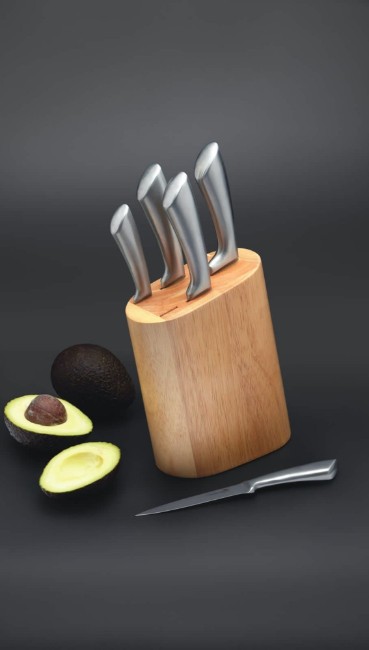 Комплект ножове от 6 части, сребърни - от Kitchen Craft