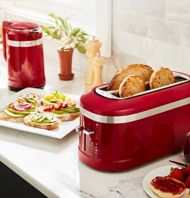 Тостер с 2 гнезда, Design, Empire Red - KitchenAid