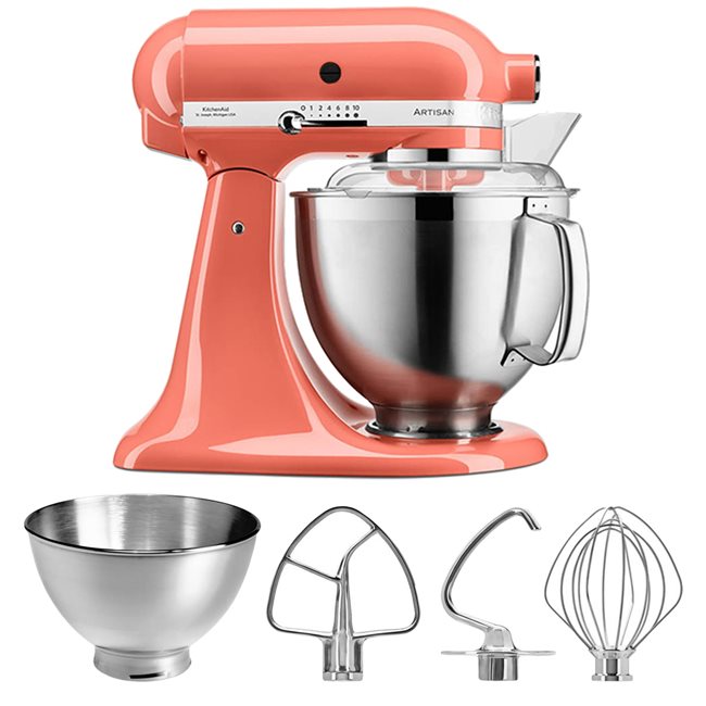 Миксер Artisan 4.8 л, Модел 185, Coral - KitchenAid