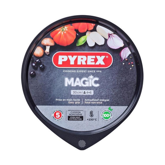 Тава за пица "Magic", въглеродна стомана, 35 х 32 см - Pyrex