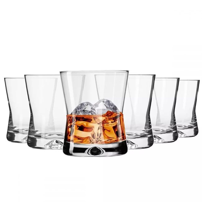 Комплект 6 чаши за уиски, X-line, 290 мл - Кросно
