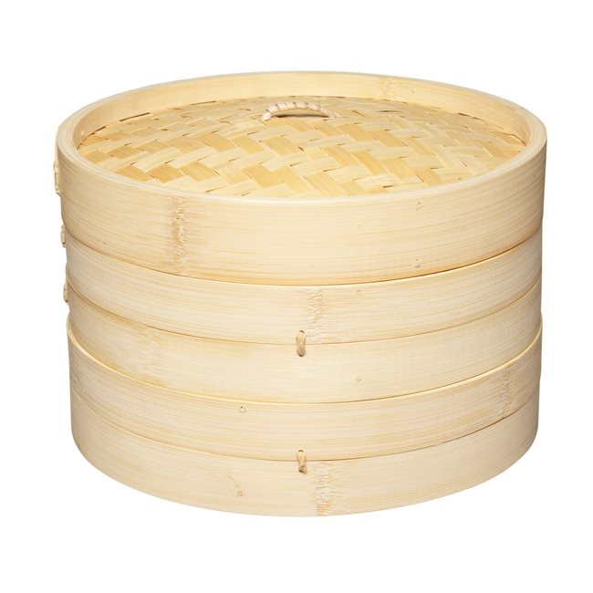 Комплект за готвене на пара, бамбук, 25 см - марка Kitchen Craft