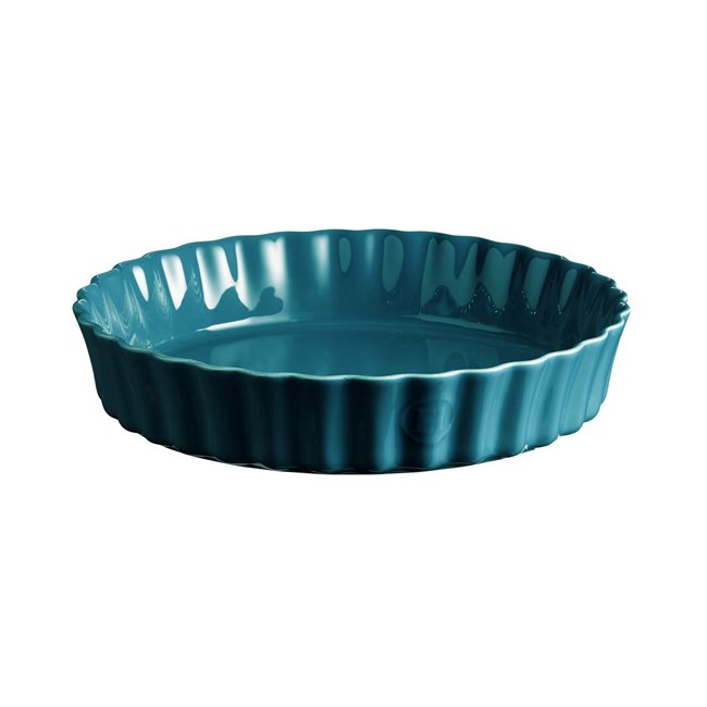 Тава за тарт, керамична, 29 см/1,98 л, Mediterranean Blue - Emile Henry