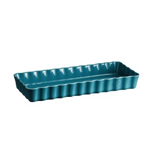 Керамична тава за тарти 36 х 15 см/1,3 л, <<Средиземноморско синьо>> - Емил Хенри
