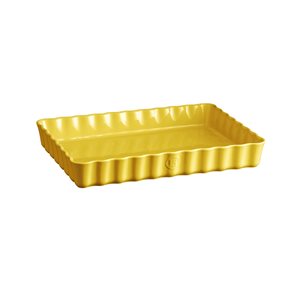 Керамична тава за тарти 33,5 x 24 см/1,9 л, <<Предвид Жълто>> - Емил Хенри