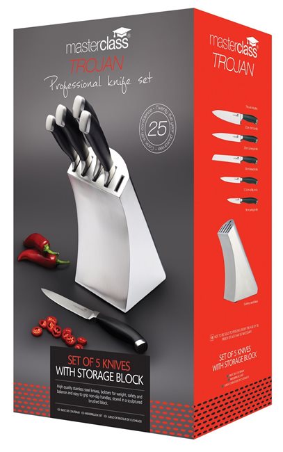 Комплект от 6 ножа "Trojan" – от Kitchen Craft