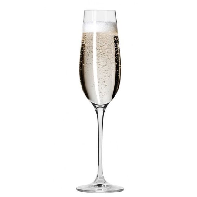 Комплект от 6 чаши за шампанско "Хармония", 180 мл - Кrosno