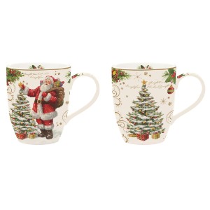 Комплект от 2 порцеланови чаши, 350 мл, "Magic Christmas" - Nuova R2S