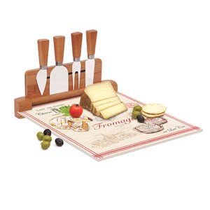 Комплект "Fromage" от 5 части за сервиране на сирене, 30 x 25 см - Nuova R2S