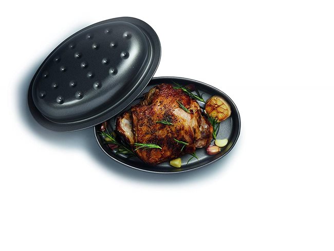 Овална тава за пържола, 27 х 18 см, въглеродна стомана - от Kitchen Craft