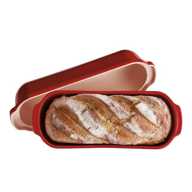 Форма за печене на хляб Batard, керамична, 39x16,5 см/4,5 л, Burgundy - Emile Henry