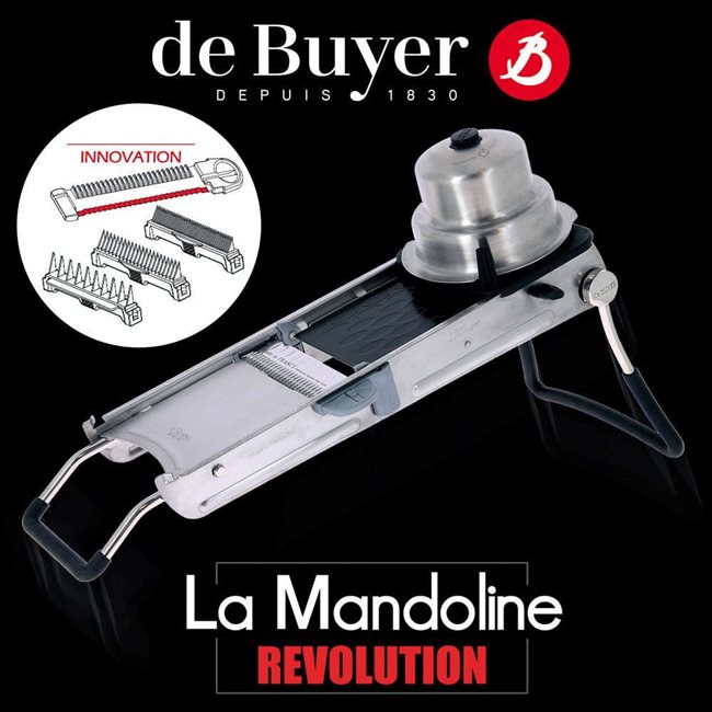 Мандолина "REVOLUTION" с двойно хоризонтално перо - марка de Buyer