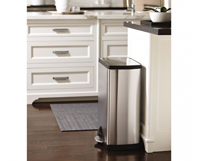 Кошче за боклук с педал, 38 L, неръждаема стомана - simplehuman