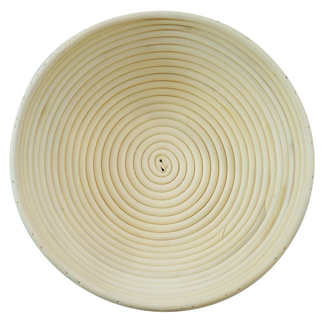 Кръгла кошничка за втасване на тесто, 28 см, ратан - Zokura