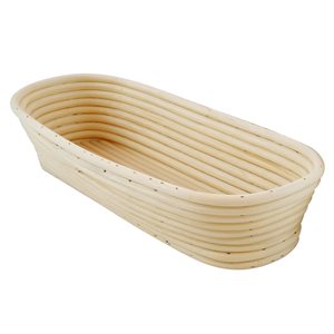 Овална кошничка за втасване на тесто, 35 х 14 см, ратан - Zokura