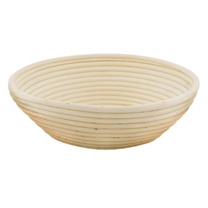 Кръгла кошничка за втасване на тесто, 28 см, ратан - Zokura