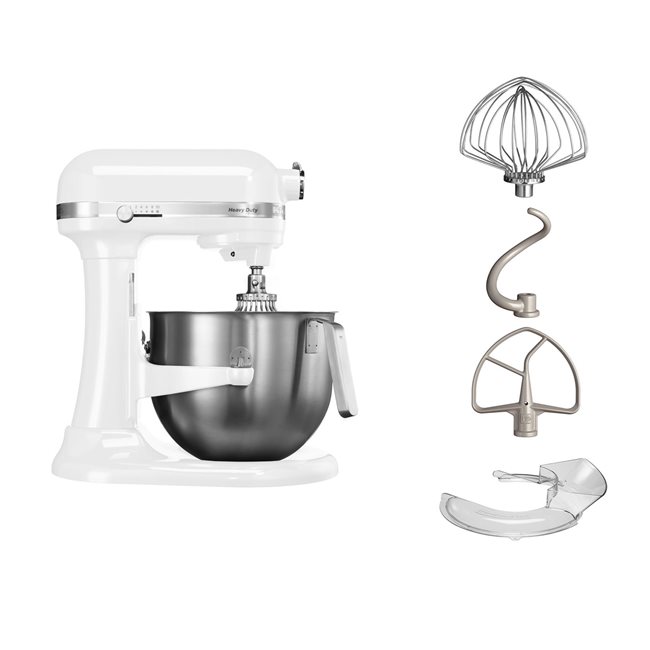 Планетарен миксер  6.9 л,  Professional Heavy Duty, White - KitchenAid