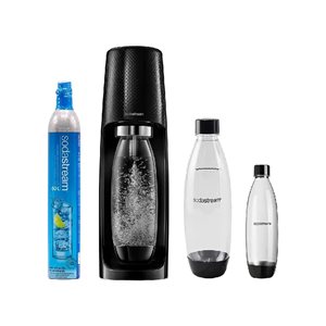 Машина за сода SPIRIT, включени 3 бутилки, Черен - SodaStream