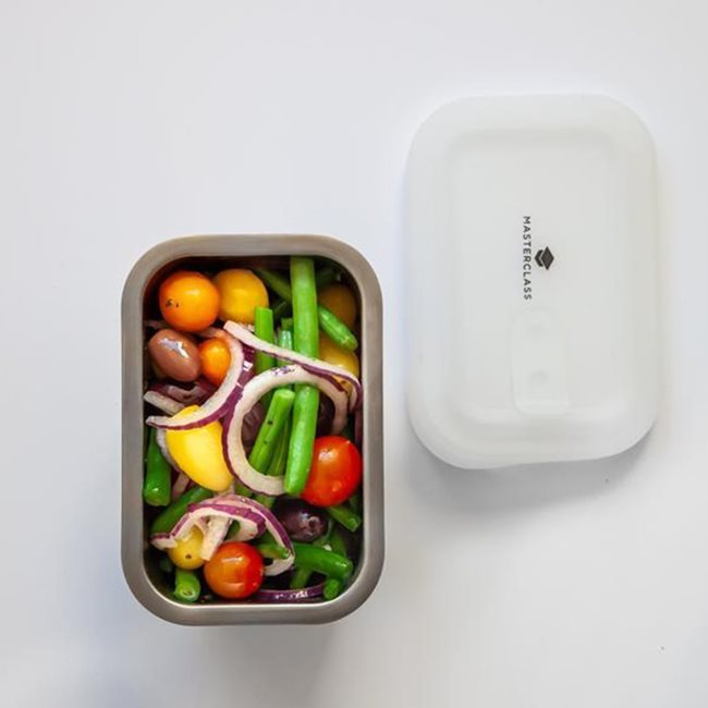 Контейнер за храна от неръждаема стомана, 11 × 15 × 9 см, гама MasterClass – произведен от Kitchen Craft