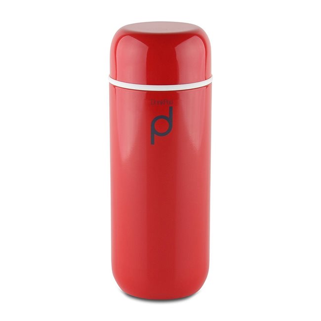 Топлоизолационна бутилка "DrinkPod", изработена от неръждаема стомана, 200 мл, Червена - Grunwerg 