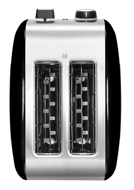 Тостер с 2 слота и 5 степени на препичане, 1100W, Onyx Black - KitchenAid