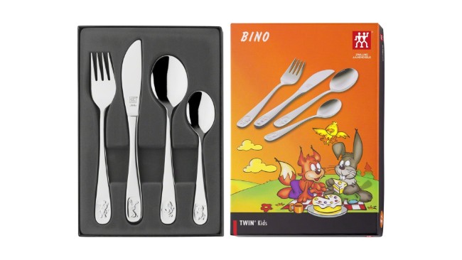 Детски комплект прибори за хранене, 4 части, "Bino" - Zwilling