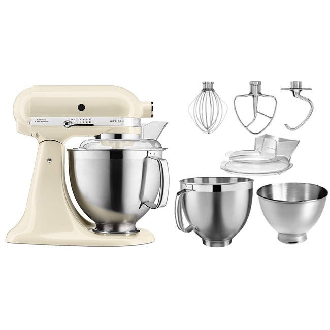 Миксер Artisan 4.8L, Модел 185, Almond Cream - KitchenAid