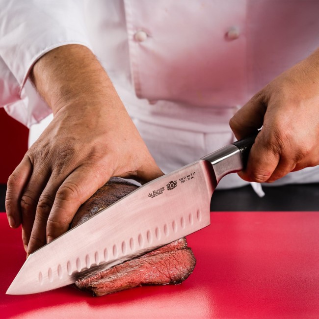 Японски готварски нож "Fibre Karbon 1", 24 см - марка "de Buyer"