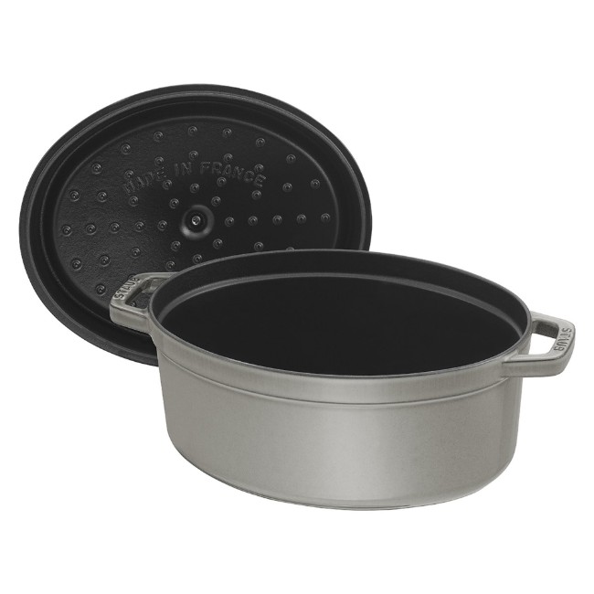 Овална тенджера Cocotte от чугун 31 см/5,5 л, <<Графитно сиво>> - Staub