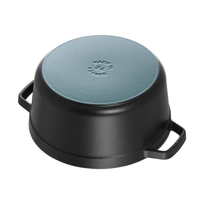 Тенджера за готвене "Cocotte", изработена от чугун, 26 см/5,2 л, Black - Staub 