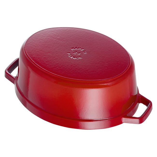 Овална тенджера за готвене Cocotte, изработена от чугун 37 см/8 л, Cherry - Staub