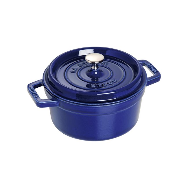 Чугунен съд за готвене Овал Cocotte, 22 см/2,6 л, Dark Blue - Staub