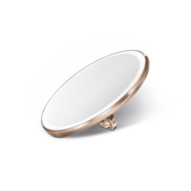 Джобно огледало за грим със сензор, 10,4 см, 'Rose Gold' - "simplehuman"