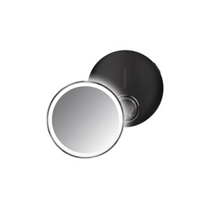 Джобно огледало за грим, със сензор, 10,4 см, Черно - марка "simplehuman".