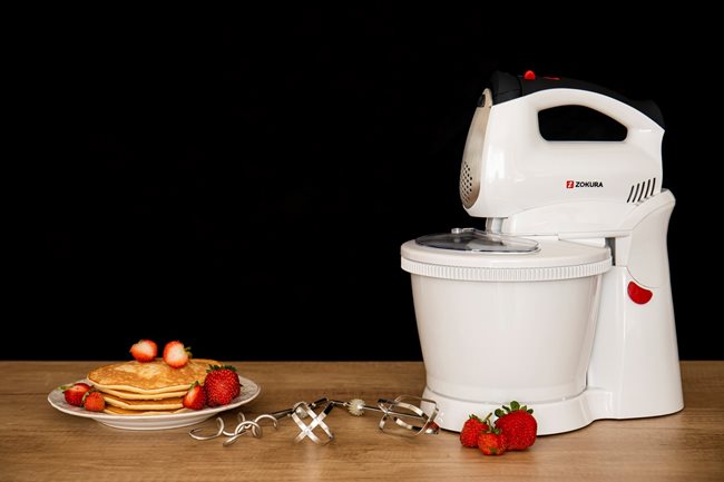 Ръчен миксер с купа, 400 W, 2.5L - Zokura