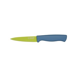 Нож за белене на плодове/зеленчуци, 9,5 см, зелен - от Kitchen Craft