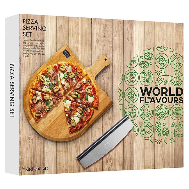 Комплект за сервиране на пица, 34 × 35 см – произведен от Kitchen Craft