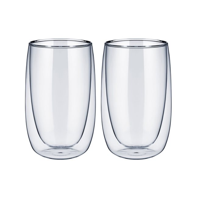 Комплект 2 чаши за пиене с двойна стена за лате макиато, 400 мл - Westmark
