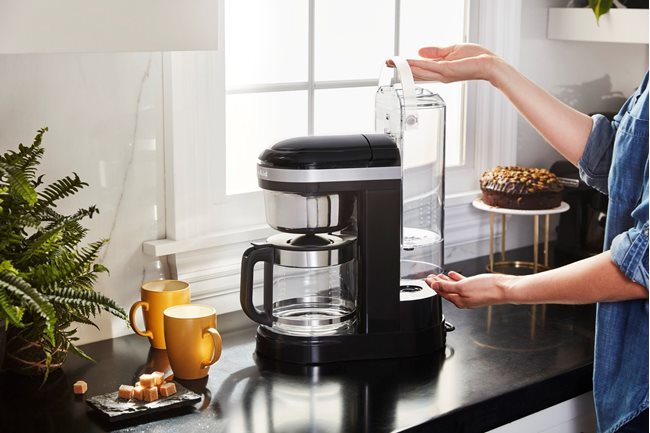 Програмируема кафеварка 1,7 л , 1100 W, Onyx Black - KitchenAid