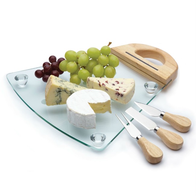 Комплект от 4 части за сервиране на асортименти от сирене - от Kitchen Craft