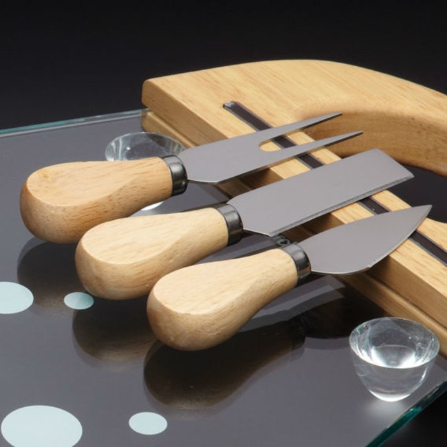 Комплект от 4 части за сервиране на асортименти от сирене - от Kitchen Craft