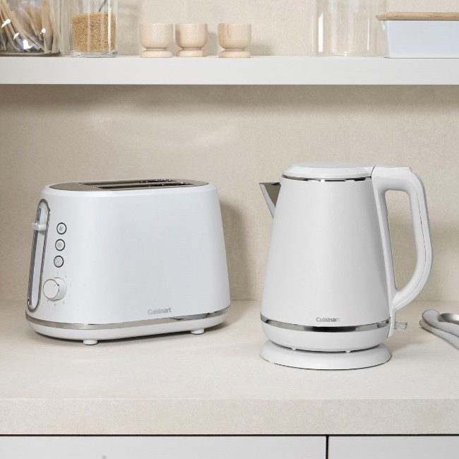Електрическа кана 1.5 L, 3000 W, Pebble White - Cuisinart