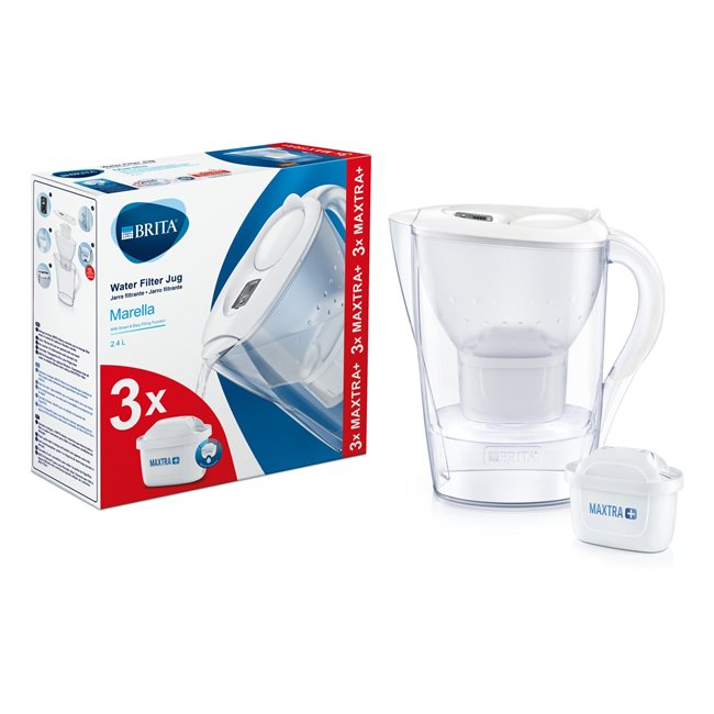 "Стартов пакет" BRITA Marella 2,4 L + 3 филтри Maxtra+