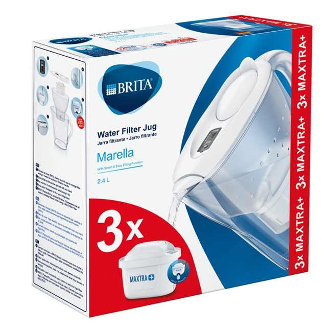 "Стартов пакет" BRITA Marella 2,4 L + 3 филтри Maxtra+