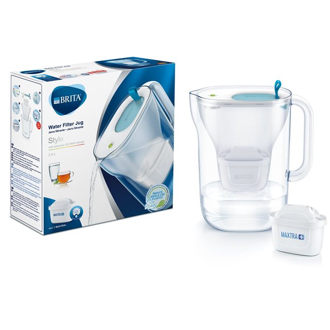 Филтрираща кана BRITA Style 2,4 л Maxtra+ (blue)