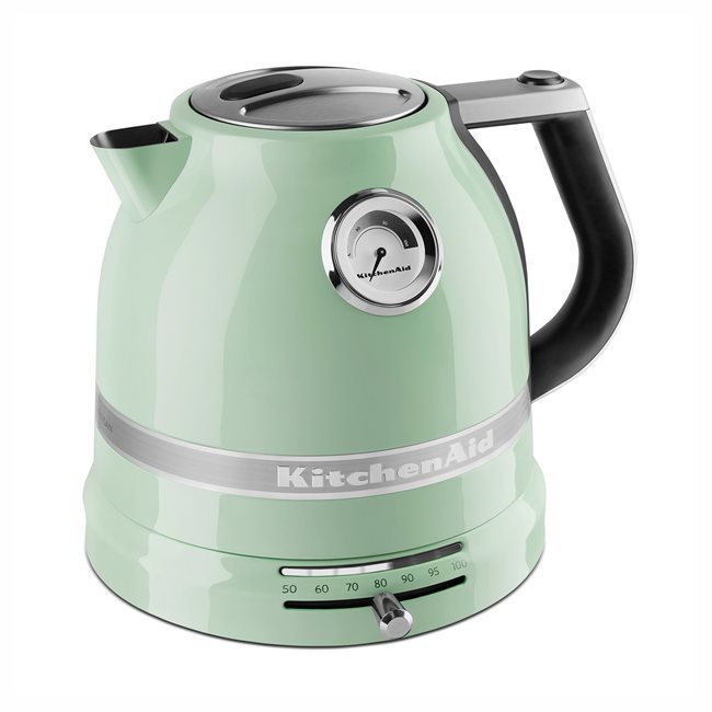 Електрическа кана, 2400 W, Artisan 1.5L, цвят "Pistachio" - марка KitchenAid